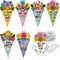 Mother’s Day Card Making Kit – 12pcs DIY Flower Bouquet Coloring Cards for Mom, Happy Mother’s Day Craft Set for Classroom, School & Home Activities